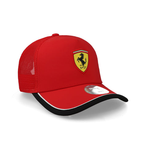 Gorra Ferrari Trucker Rojo Unitalla