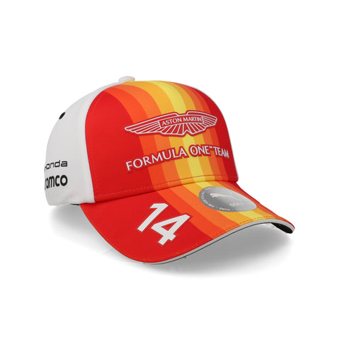 Gorra Puma Aston Martin F1 Alonso Blanco Unitalla
