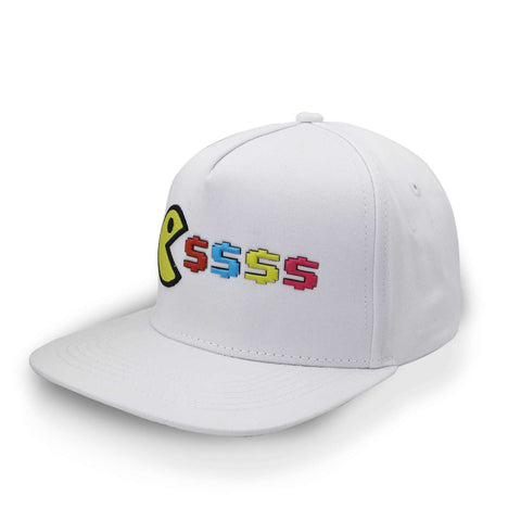 Gorra Gc Brothers Pacman Snapback Blanco Unitalla