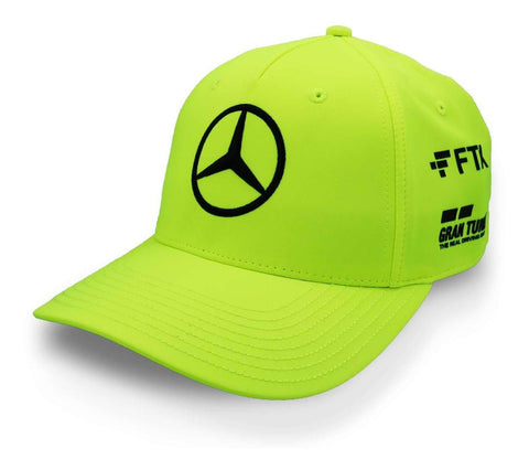 Gorra Merceds Benz Amg Neon Party 2022 Amarillo Unitalla