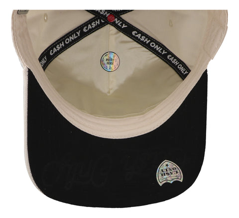 Gorra Cash Only Pantera Mascota Beige Visor Blk Curve 1018 U
