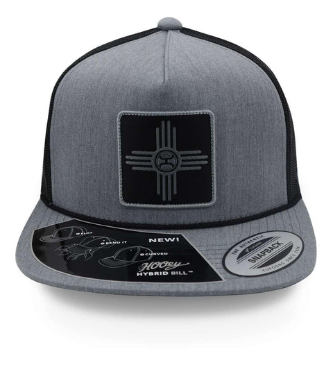 Gorra Hooey 2233t-gybk Zia Patch 5 Panel Trucker Gris Unital