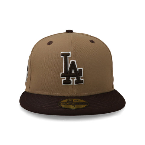 Gorra New Era 59Fifty MLB Dodgers Khaki Brown Wood