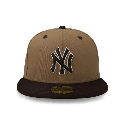 Gorra New Era 59Fifty MLB Yankees Khaki Brown Wood WS99