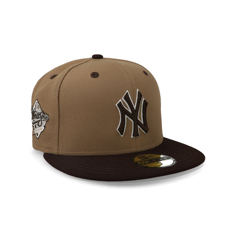 Gorra New Era 59Fifty MLB Yankees Khaki Brown Wood WS99