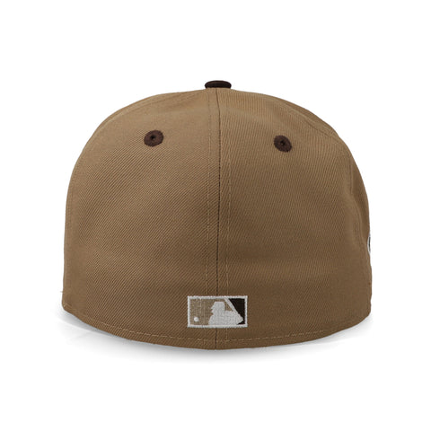 Gorra New Era 59Fifty MLB Yankees Khaki Brown Wood WS99