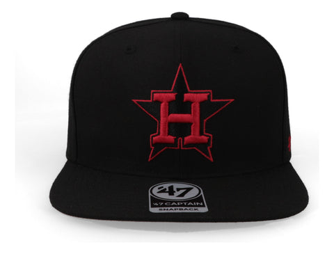 Gorra '47 MLB Astros No Shot Captain Negro Unitalla