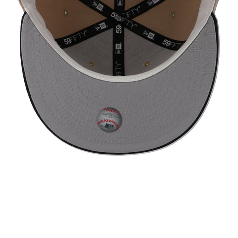 Gorra New Era 59 Fifty MLB Yankees Camello Cerrada