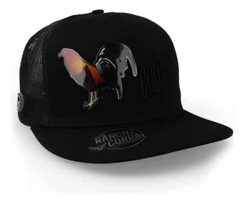 Gorra Ranch & Corral Gorra Rooster Giro Rcr24 Negro Unitalla