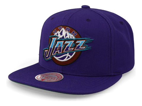 Gorra Mitchell & Ness Nba Team Ground 2.0 Hwc Jazz Morado Un