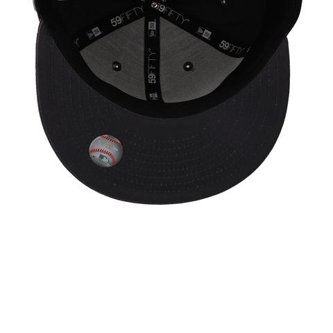 Gorra New Era 59Fifty New York Metallic Outline Gris Cerrado