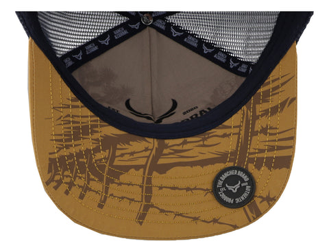 Gorra Ranch & Corral Rodeo 21 Rcrd21 Gris/café Unitalla