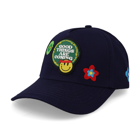 Gorra Problematic Good Things Curve Marino Unitalla