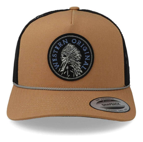 Gorra Hooey Quanah 2326t 5 Panel High Profile Café Unitalla