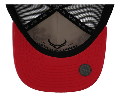 Gorra Ranch & Corral Bikers 1 Rcb01 Gris/rojo Unitalla
