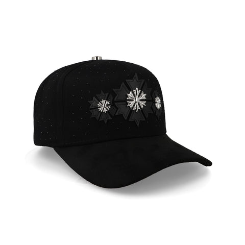 Gorra Barbas Hats Snowflake Negra Unitalla