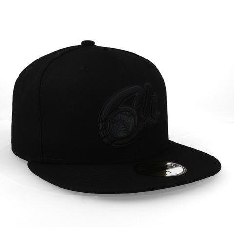 Gorra New Era 59 Fifty Charros Black on Black Cerrada