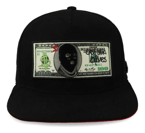 Gorra Cash Only Dollar Crimes Negro Unitalla
