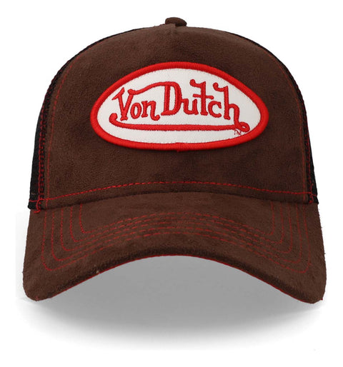 Gorra Von Dutch 9835505 Vdthlbsr Café /rojo Unitalla
