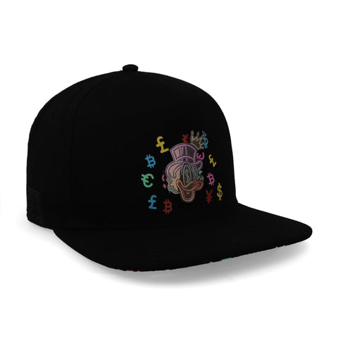 Gorra Cash Only 23 Mc Pato Neon Negro Unitalla