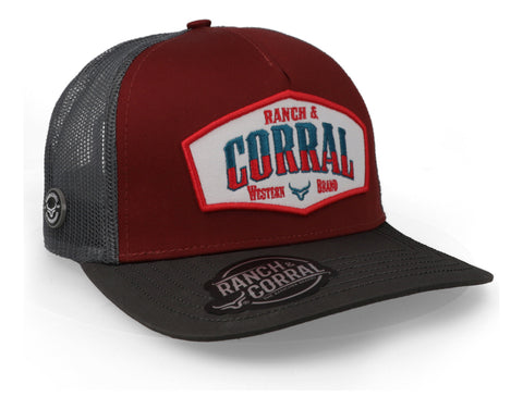 Gorra Ranch & Corral Lifestyle 20 Rcl20 Guinda Unitalla