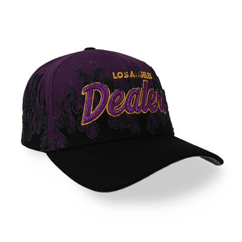 Gorra Dealers LAL Fire Storm Morado Unitalla