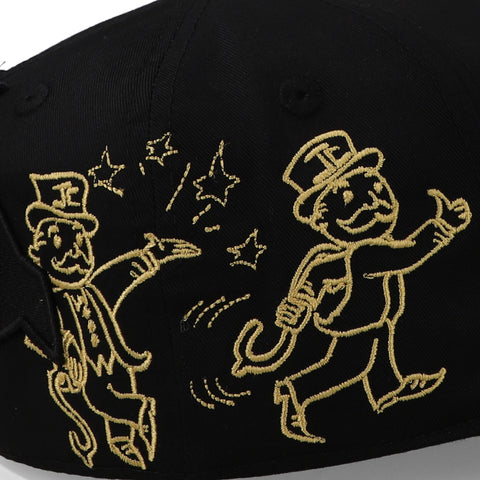 Gorra JC Hats Jump Negro Dorado Unitalla