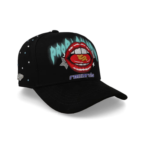 Gorra Problematic Problematic Records Negra Unitalla