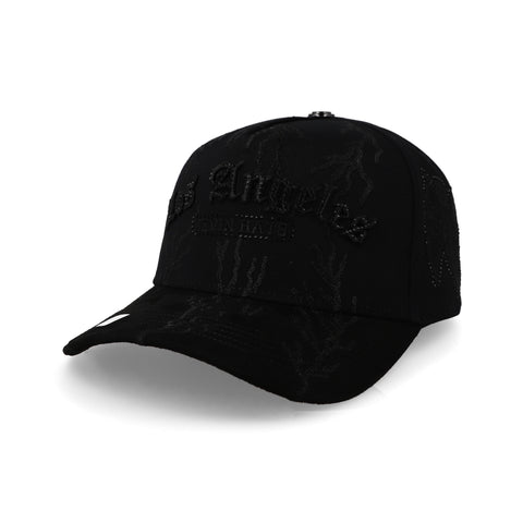 Gorra Big Boss x Kevin Hats LA Cristales Negra Unitalla