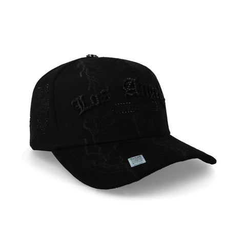 Gorra Big Boss x Kevin Hats Los Angeles Crystals Negra