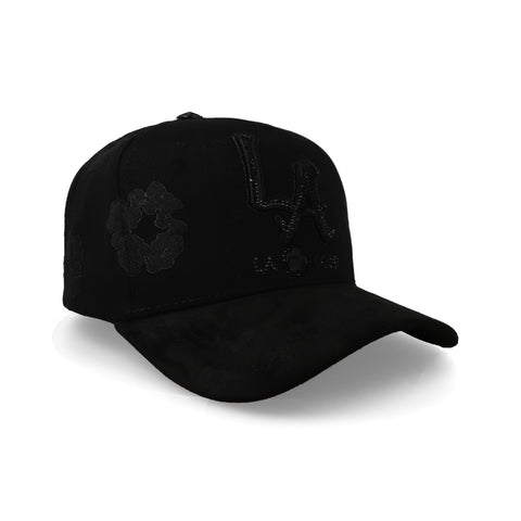 Gorra Big Boss Los Angeles Nubes Negra Unitalla