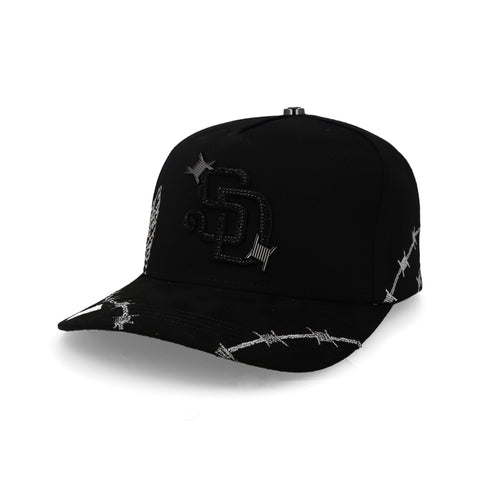 Gorra Big Boss San Diego Crystal Púas Negra Unitalla