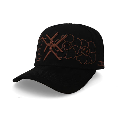 Gorra JC Hats JC Dead Negro Cobre Unitalla