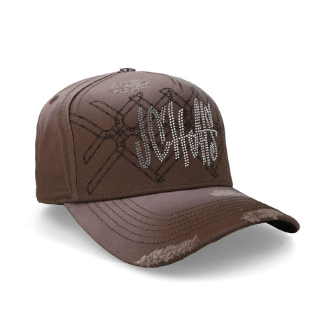 Gorra JC Hats Star Denim Beige Unitalla
