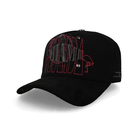 Gorra JC Hats Miami Negra Unitalla