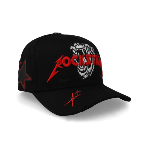 Gorra Cash Only Deluxe Rockstar Tiger Negra Unitalla