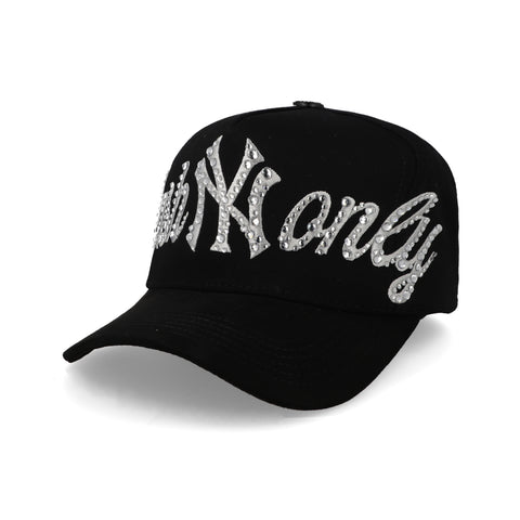 Gorra Cash Only Classic NY Blanco Negro Unitalla