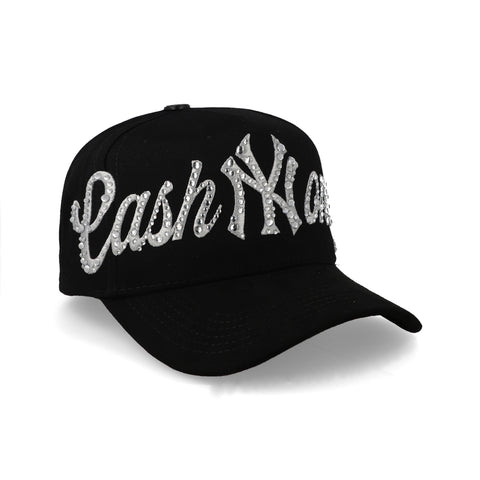 Gorra Cash Only Classic NY Blanco Negro Unitalla