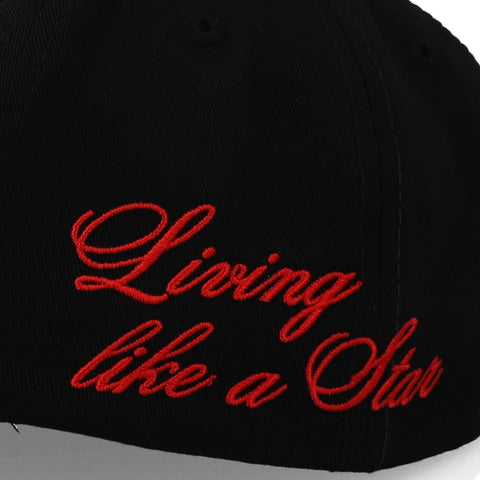 Gorra Cash Only Classic Star in Flames Negra Unitalla