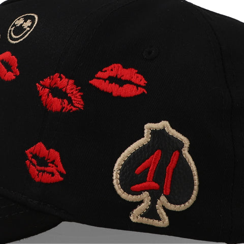 Gorra 1Iron Trendy Happy Boy Negra Unitalla