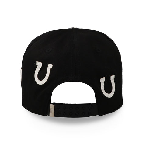 Gorra Sombrero Blanco Huella Blanca Negra Unitalla