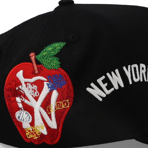 Gorra Gallo Fino NY Big Apple Negra Unitalla