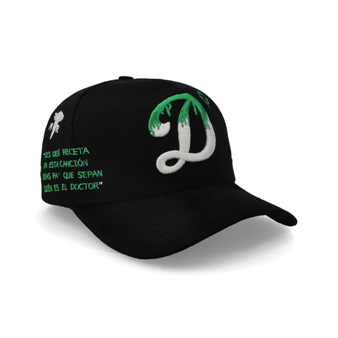 Gorra Gallo Fino El Doctor Negra Unitalla