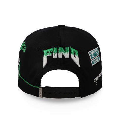 Gorra Gallo Fino El Doctor Negra Unitalla