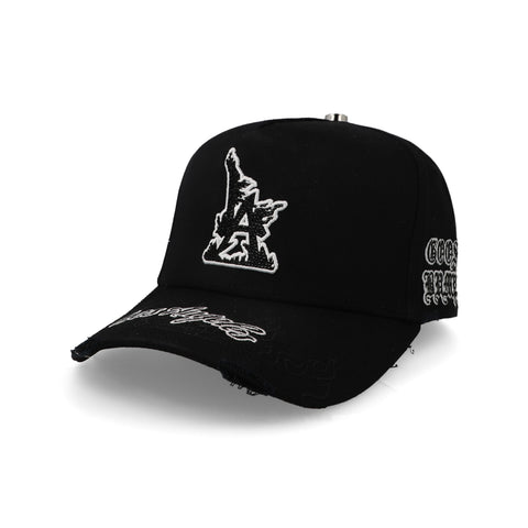 Gorra Big Boss X Kevin Hats LA Goose Bumps Negro Unitalla