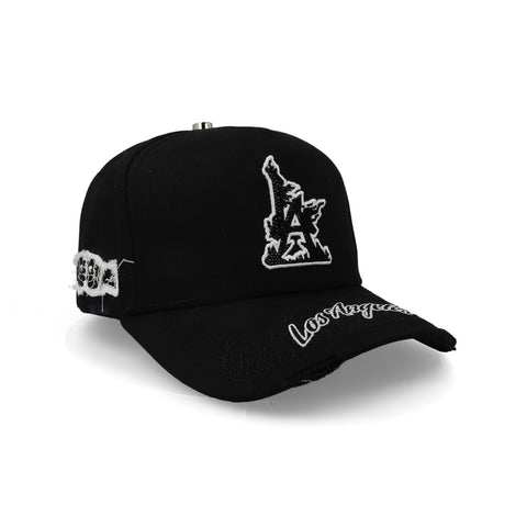 Gorra Big Boss X Kevin Hats LA Goose Bumps Negro Unitalla