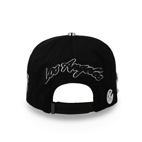Gorra Big Boss X Kevin Hats LA Goose Bumps Negro Unitalla