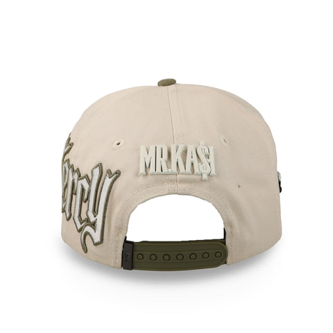 Gorra Mr Kash The Lost Sheep Hueso/Olivo Unitalla