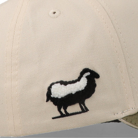 Gorra Mr Kash The Lost Sheep Hueso/Olivo Unitalla