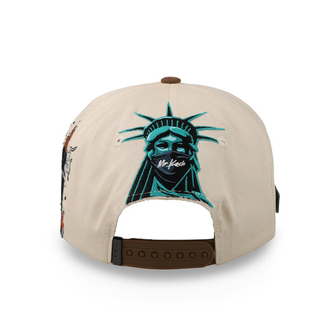 Gorra Mr Kash New York Hueso/Café Unitalla